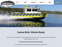 Tablet Screenshot of lakeassault.com